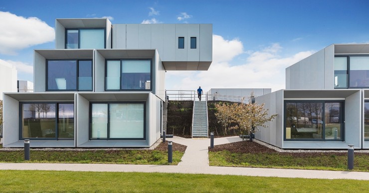 Viviendas modulares, la innovadora solución para los estudiantes del Instituto Dyson en Reino Unido
