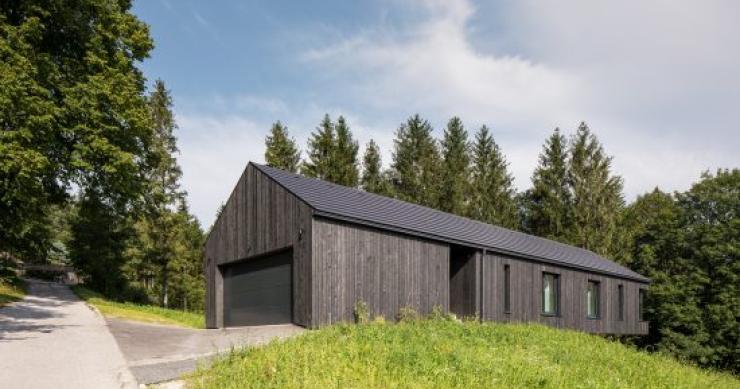 Una casa prefabricada con todas las comodidades y unas vistas espectaculares a los Alpes austríacos