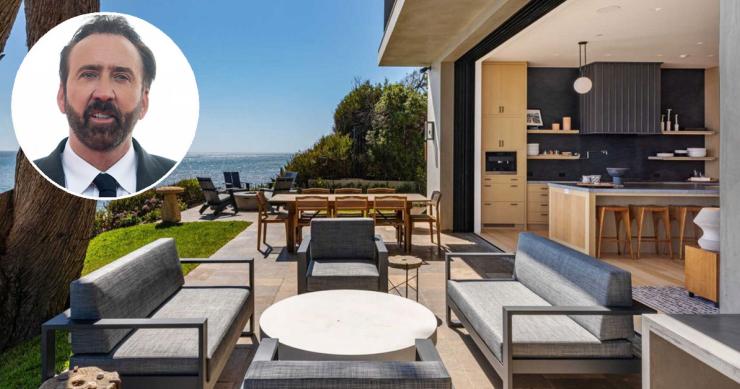 La antigua casa de Nicolas Cage en Malibú sale al mercado por 27 millones