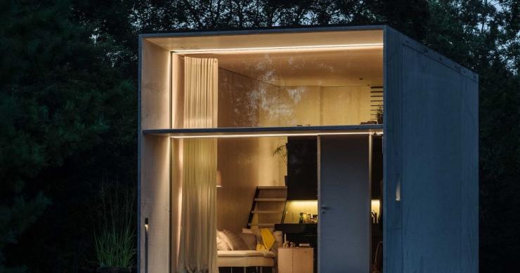 Una minicasa prefabricada, eficiente y lujosa que se construye en un solo día
