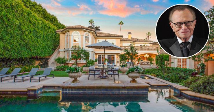 El famoso presentador Larry King vende su mansión en Beverly Hills