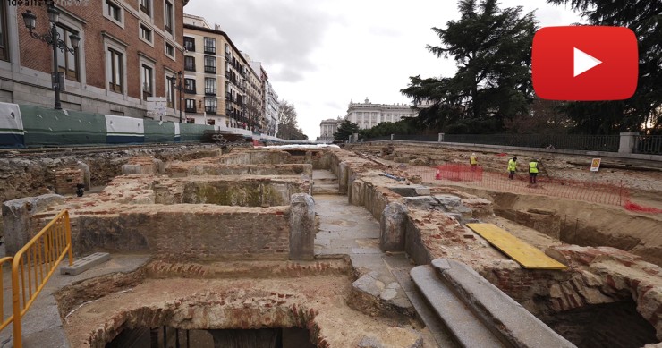 Palacio de Godoy: Entramos en sus sótanos enterrados bajo la calle Bailén