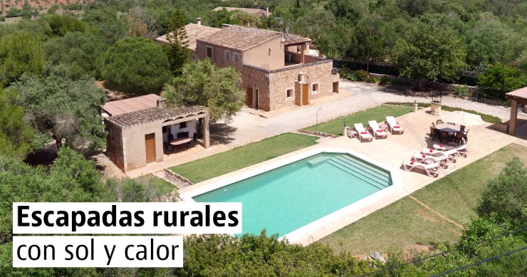 15 casas rurales para disfrutar del buen tiempo