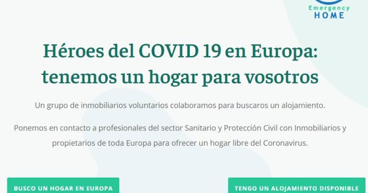 El sector inmobiliario busca apartamentos para ceder (gratis) a los sanitarios que combaten el covid-19