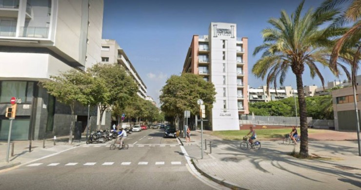 Hotel Hesperia Barcelona del Mar / Google Maps