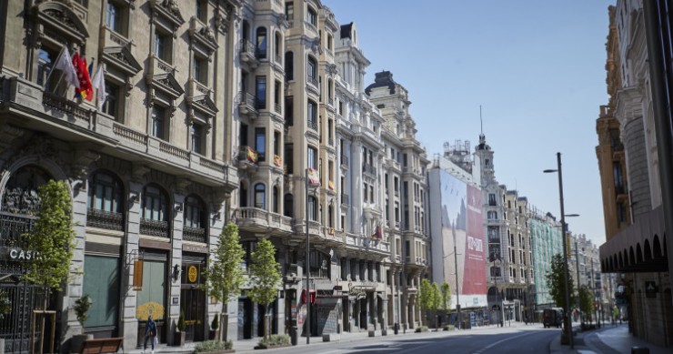 The centre of Madrid, empty due to the coronavirus / Gtres