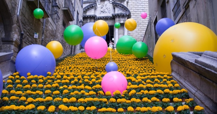 Le festival Temps de Flors à Gérone, en Catalogne, célèbre l'arrivée du printemps en Espagne avec de magnifiques expositions de fleurs / Flickr