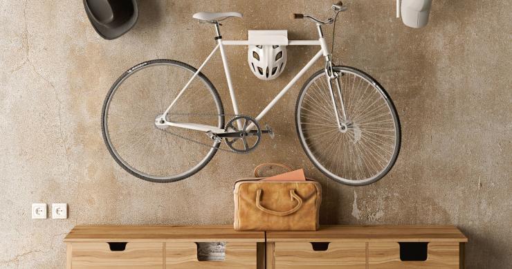 Ideas para guardar tu bicicleta en casa (sin que sea un incordio)