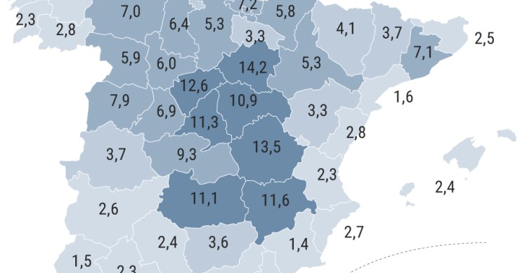 Imagen del día: Solo el 5% de la población ha pasado el covid-19