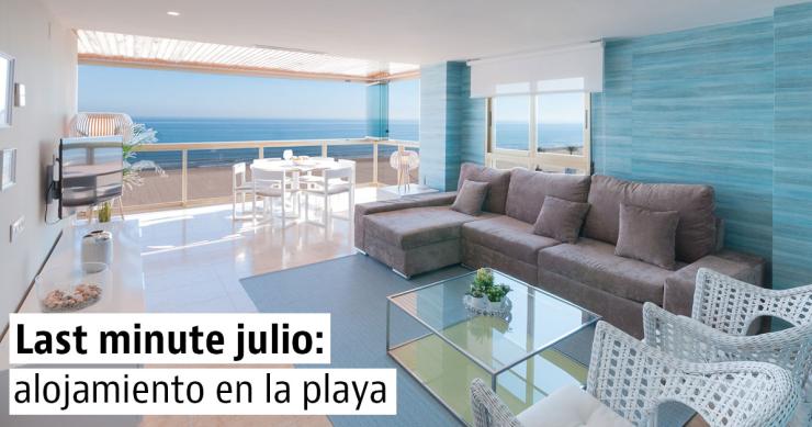 Alojamiento de última hora para disfrutar de la playa en julio