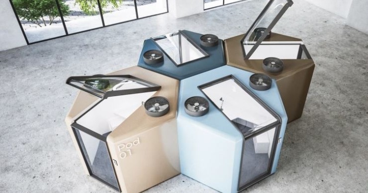 La oficina después del covid-19: llegan las cápsulas individuales para trabajar