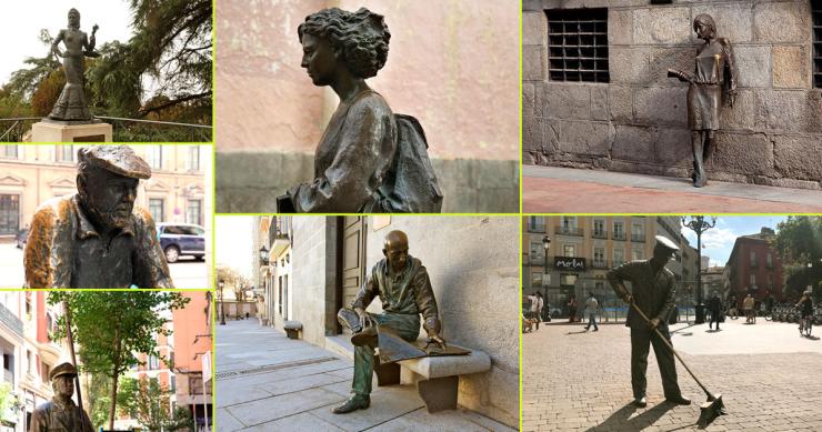 Un paseo por la escultura pública madrileña: te mostramos las de estilo figurativo