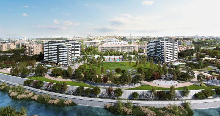 Aberdeen irrumpe en el alquiler y compra a Azora una promoción llave en mano en Madrid por 90 millones