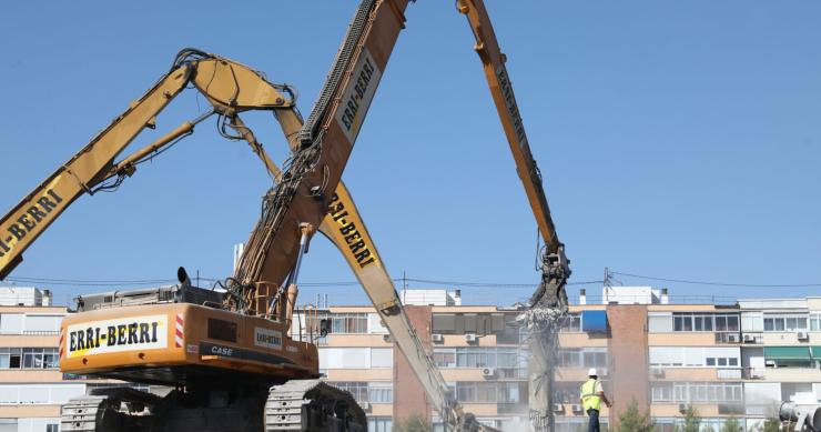 Finaliza la demolición del estadio Vicente Calderón: así será la transformación del solar