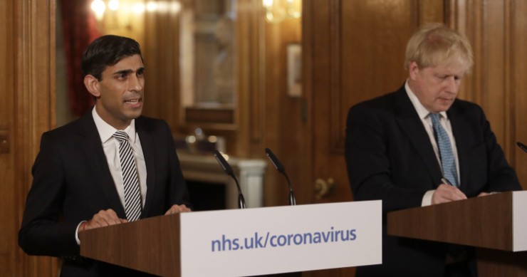El Canceller d'Hisenda, Rishi Sunak, i el primer ministre britànic, Boris Johnson / Gtres