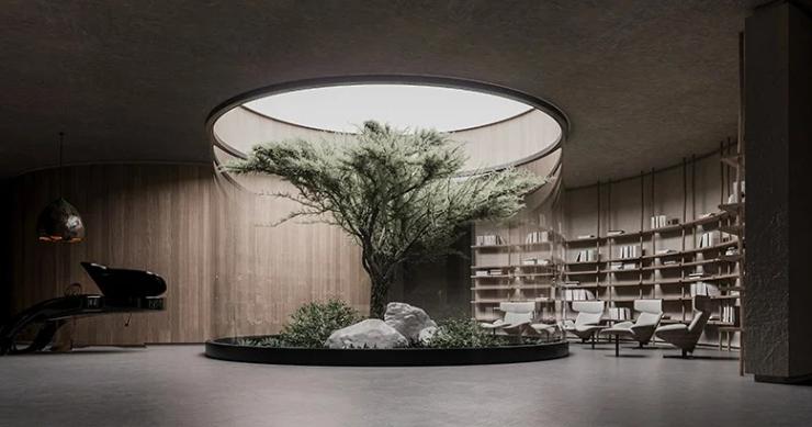 Un diseño moderno y minimalista para esta casa búnker en medio del campo