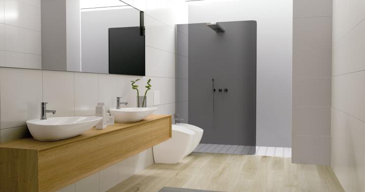 Esta cabina de ducha de diseño minimalista da un toque elegante a cualquier baño (o estancia de la casa)