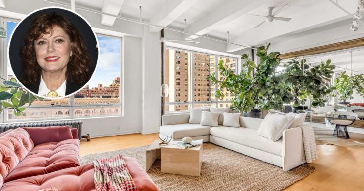 La actriz Susan Sarandon pone en venta un espectacular dúplex en Nueva York por 6,7 millones 
