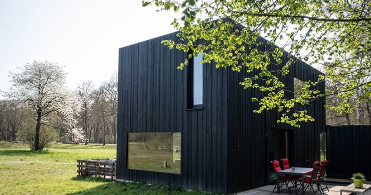 Una casa prefabricada que se levantó en Holanda en apenas tres días