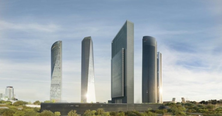 Caleido, la quinta torre de la Castellana, pospone su apertura a 2021 debido al covid-19