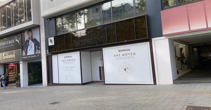 Nespresso abandona Paseo de Gracia y deja el Bulevard Rosa, que negocia su venta