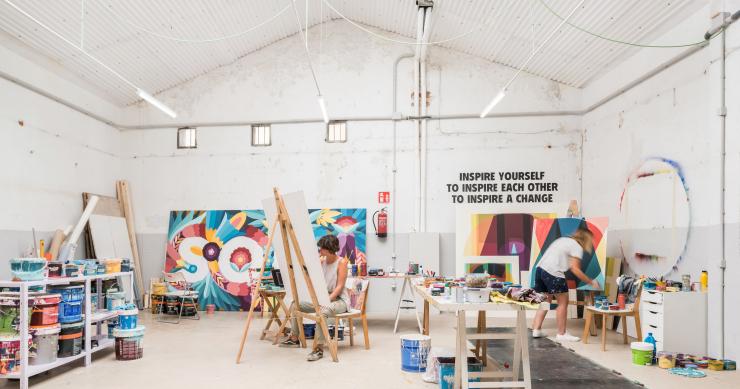 La nueva sede del grupo de artistas Boa Mistura está en Vallecas y tiene nombre de joya