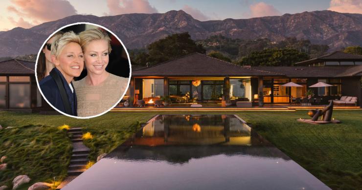 La famosa pareja Ellen DeGeneres y Portia de Rossi ponen a la venta este casoplón por 33,8 millones