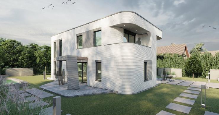 Así es la primera casa que se está construyendo en Alemania con una impresora 3D