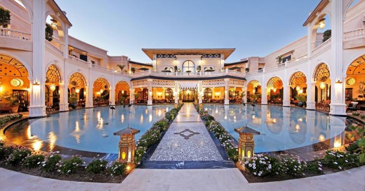 Encanto oriental y diseño colonial en este hotel palacio de Marrakech