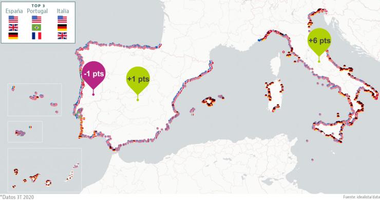 La demanda desde el extranjero sigue interesada en comprar casas en España, Italia y Portugal