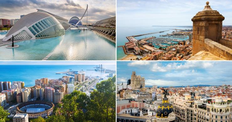 Valencia, Alicante, Málaga y Madrid, entre las mejores urbes para vivir para los trabajadores extranjeros