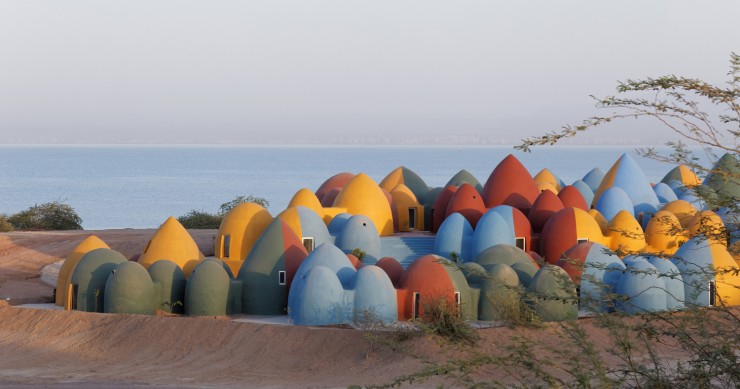 Un pueblo colorido en Irán que parece construido a base de castillos de arena