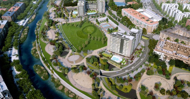 Arrancan las obras de la primera promoción de viviendas de la Operación Mahou-Calderón