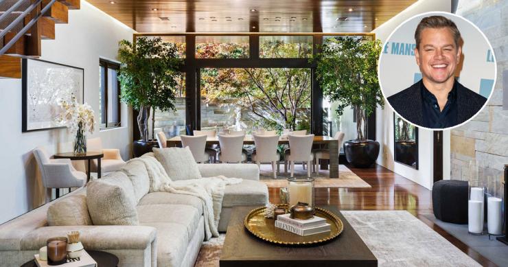 Matt Damon pide 17,2 millones por su casoplón en Los Ángeles