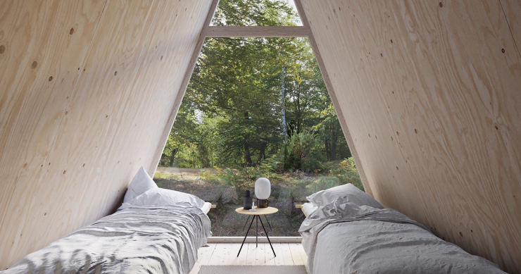 Una cabaña prefabricada que puedes montar con tus propias manos en apenas tres días