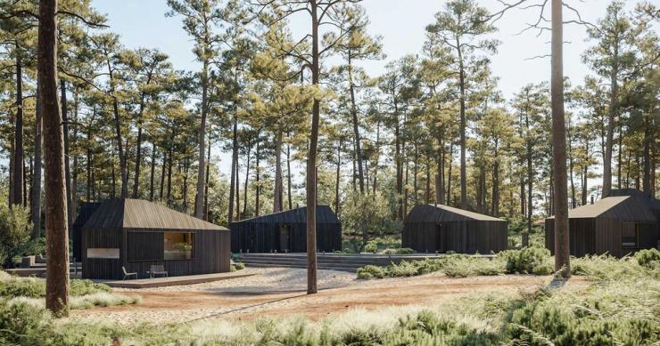 Estas cabañas prefabricadas ofrecen una fórmula diferente para el turismo rural poscovid