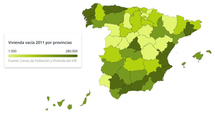 Viviendas vacías: cuántas hay, dónde están, cómo son