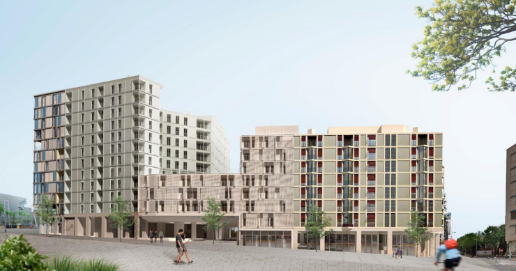 Barcelona invertirá 42 millones en la construcción de 238 VPO en las Glòries