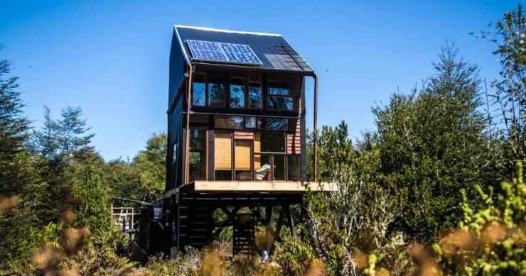 Cabañas de madera autosuficientes desde 40.000 euros para no pagar ni agua ni luz