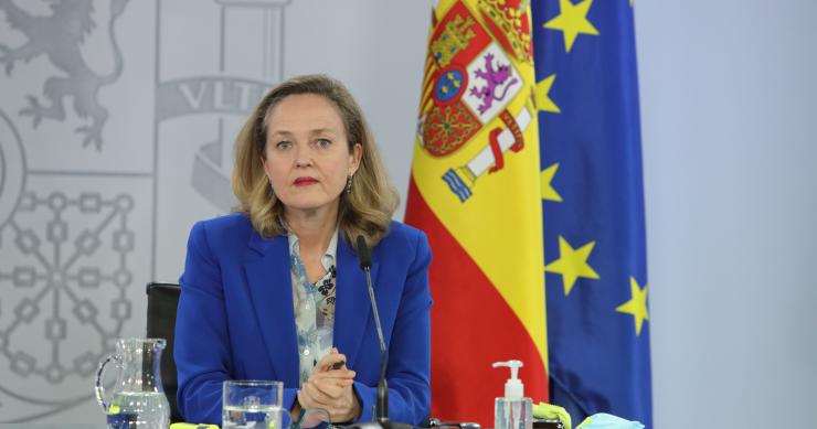 Archivo - La vicepresidenta tercera y ministra de Asuntos Económicos y Transformación Digital, Nadia Calviño.