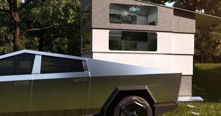 La versión camper de la nueva camioneta pick-up de Tesla se ofrece por 40.000 euros más