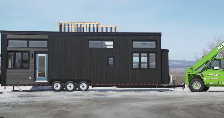 Esta minicasa prefabricada de 35 m2 tiene todo tipo de lujos y se adapta a cualquier clima