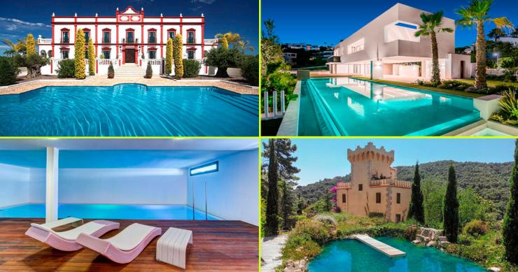 Las piscinas más espectaculares de España, a la venta en idealista