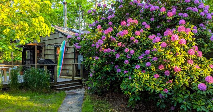 Una preciosa cabaña reformada para disfrutar de la playa y el surf en el último paraíso de Nueva York