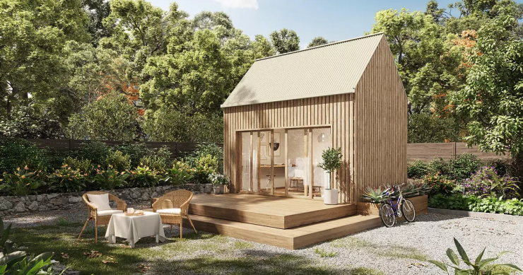 Esta cabaña prefabricada de madera se monta en una semana y cuesta menos de 30.000 euros