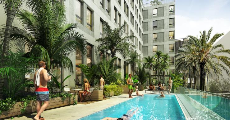 Hines y Henderson Park logran financiación para levantar dos edificios en el 22@