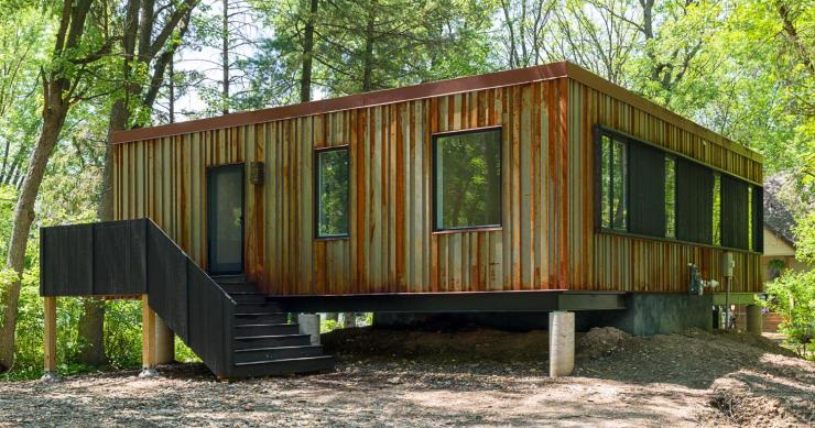 Una casa prefabricada de 90 m2 que es eficiente, además de económica