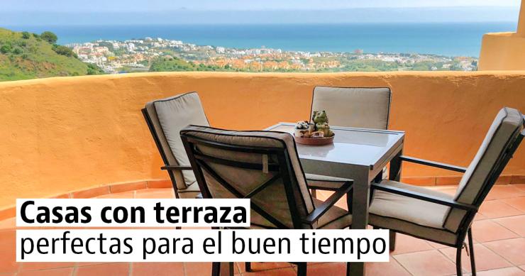 Casas con terraza en las ciudades españolas Casas con terraza en las ciudades españolas