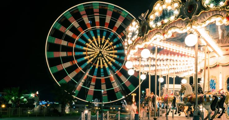 La feria, esa mezcla de ruidos, olores y color para la que no hay edad