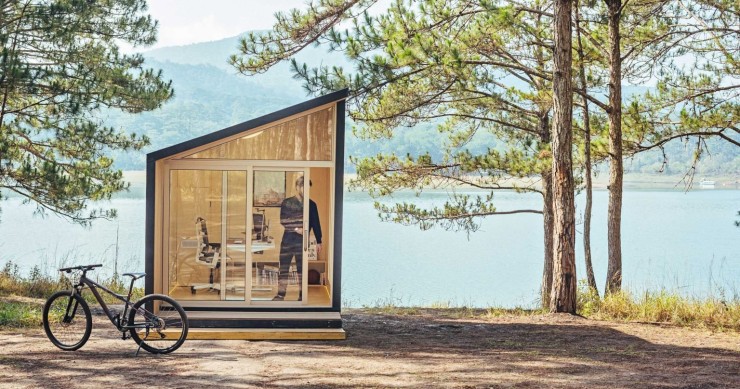 WorkPod: una cabina para teletrabajar aislado y sin distracciones del mundo exterior